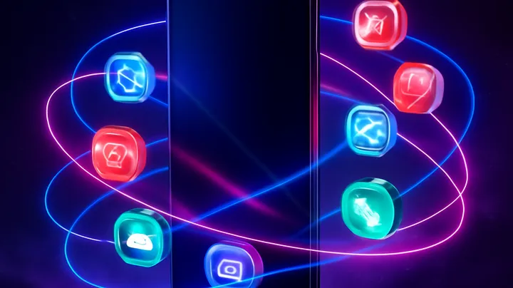 BB44 BAT COM Sleek smartphone floating in space